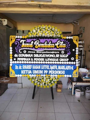 Papan Bunga di Sunter Jakarta Utara